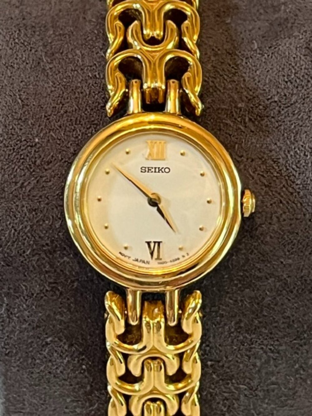 SEIKO | Vintage ladies' watch decorative gold chain style bracelet-NEW Battery - Picture 2 of 9